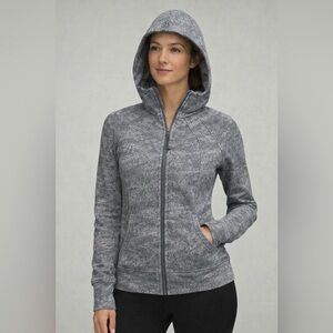 lululemon athletica Heathered Gray Scuba Zipped Hoodie
